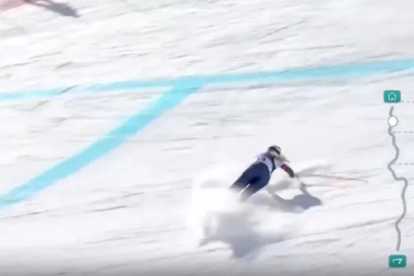 Sportivă luată cu elicopterul de la Jocurile Olimpice. Imaginile cu momentul accidentării schioarei Lindsey Vonn