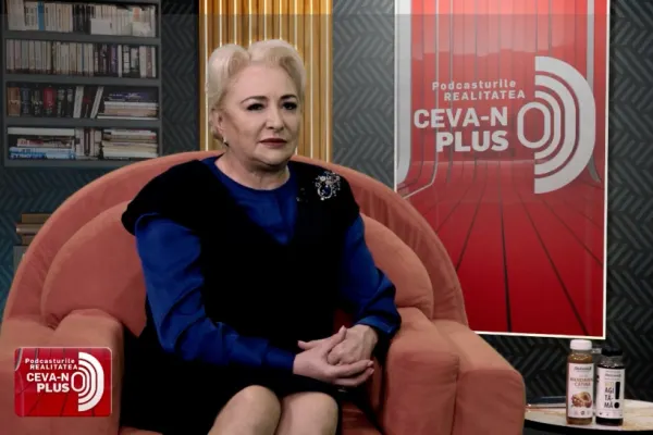 Podcasturile REALITATEA - Ceva-n PLUS. Viorica Dăncilă, dezvăluiri în premieră  la Realitatea PLUS - VIDEO