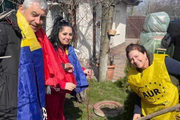 AUR a răspuns apelului lui Călin Georgescu și plantează copaci în peste 60 de locații - Galerie foto