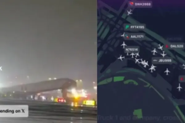 Incident aviatic la New York! Un avion Air Canada Express, implicat într-un accident pe pistă: pilotul și copilotul au murit, mai multe persoane sunt rănite - PRESĂ