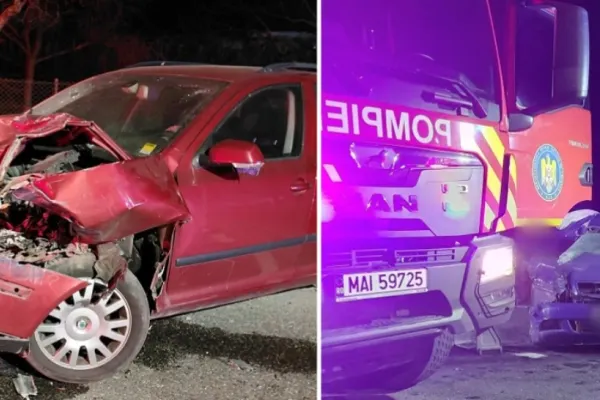 Accident grav pe E60 Cluj - Oradea, supranumit "drumul morții". O fetiţă de 3 ani şi un bărbat, în stop cardio-respirator