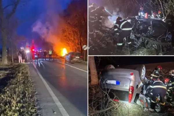 Tragedie pe DN 15D, în Neamț: doi șoferi morți în ziua aniversării. Accident cumplit cu 4 victime și un bebeluș rănit grav