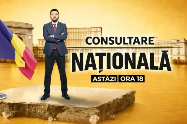 Marea CONSULTARE NAȚIONALĂ – Ediție eveniment, azi de la 18:00, doar la Realitatea Plus, Televiziunea Poporului!