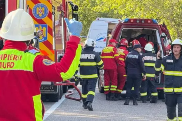 Alertă pe E70, în Timiș: populație evacuată pe 500 de metri după un accident cu azotat de amoniu