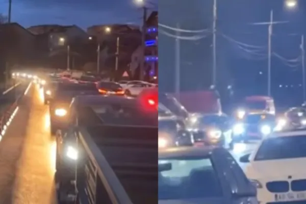 Revoltă pe roți. Șoferii din Pitești protestează în coloană împotriva scumpirilor care nu se mai opresc - VIDEO