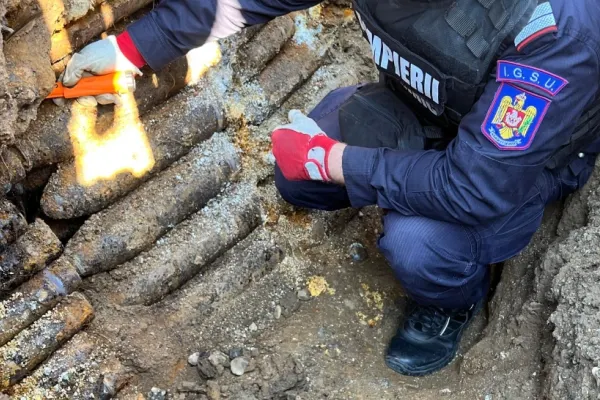 Depozit uriaș de muniție din Primul Război Mondial, descoperit accidental de echipele de intervenție
