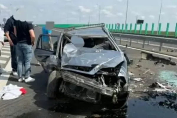 Accident grav pe A7, în județul Buzău: două persoane au murit. Circulația, blocată - VIDEO