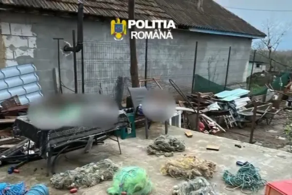 Percheziții de amploare în Constanța: zeci de plase, motoare de bărci și echipamente ilegale, descoperite de polițiști