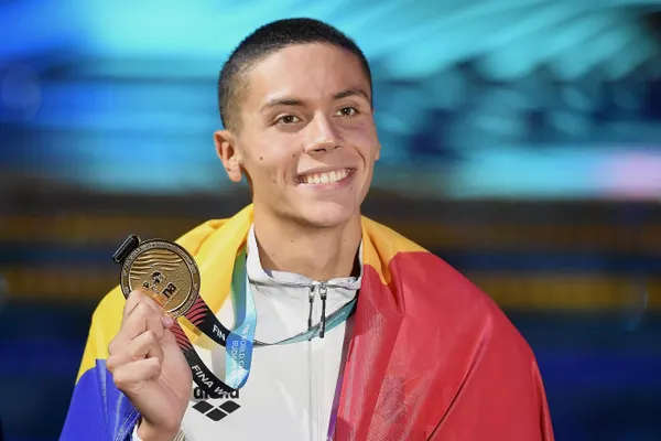 David Popovici, al treilea aur la Campionatele Naționale de la Otopeni! A dominat și proba de 100 m liber