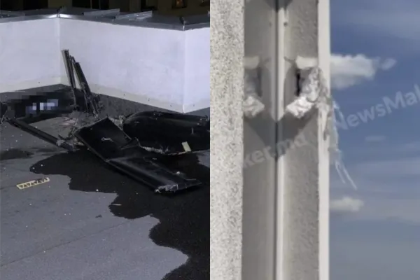 Alertă în Republica Moldova. O dronă a căzut pe acoperişul unui bloc din Chişinău