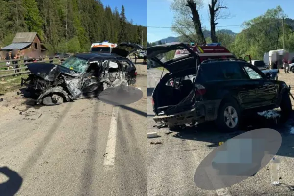 Accident grav în județul Suceava. Un tânăr de 18 ani a murit, iar alți doi au fost răniți- FOTO