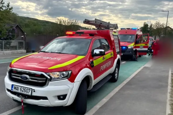 Accident mortal în Cluj-Napoca. Un motociclist de 19 ani și-a pierdut viața în urma unei coliziuni cu un autoturism