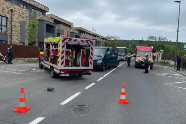 Motociclist de 30 de ani mort după un accident grav în Cluj Napoca