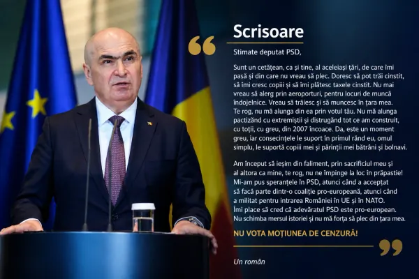 Parlamentarii, bombardați cu e-mailuri ca să îl susțină pe Ilie Bolojan. Operațiune disperată pentru salvarea premierului înainte de moțiune