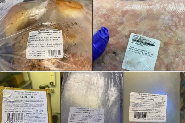 Cantina unei școli private din București, închisă după ce ANSVSA a găsit 60 de kilograme de alimente expirate