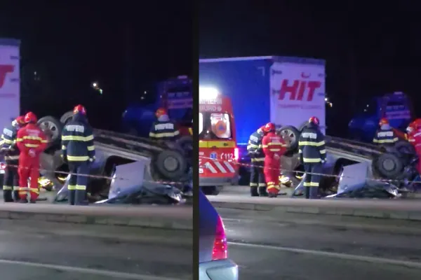 Accident mortal pe Centura Capitalei. Un șofer de 70 de ani și-a pierdut viața - VIDEO