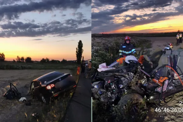 Accident terifiant în Bacău. O femeie a fost găsită încarcerată și inconștientă după impactul dintre două mașini
