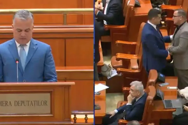 Adrian Veștea cere votul de învestitură în Parlament: „Orice secundă fără guvern înseamnă dezastru pentru țară”