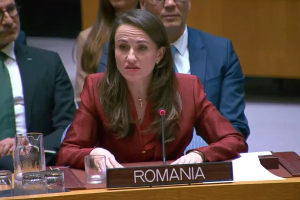 Oana Țoiu, discurs în plenul Consiliului de Securitate al ONU: „Ignorarea suferinței umane de către Rusia nu contravine doar Cartei ONU, ci ignoră efortul celor care au dorit să ne apropie de pace”