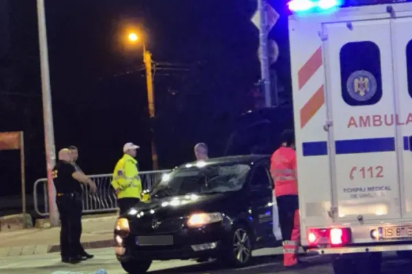 Tragedie în Iași, în toiul nopții. Un biciclist a fost spulberat de o mașină