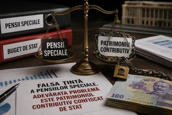 Daniel Udrescu: Falsa țintă a pensiilor speciale. Adevărata problemă este patrimoniul contributiv confiscat de stat