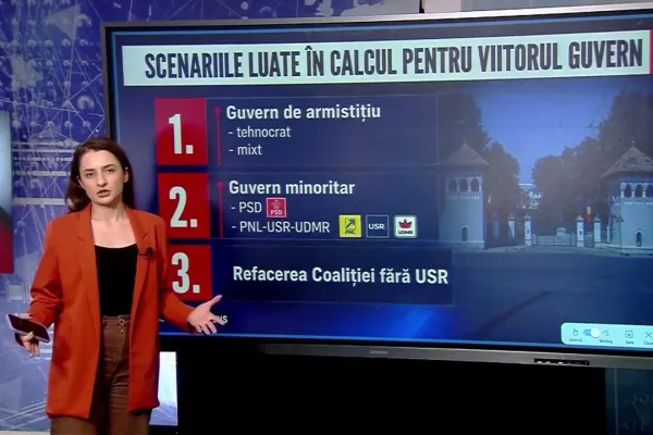 Mutarea de la Cotroceni. Președintele propune un „Guvern de armistițiu” pentru a pune capăt crizei politice