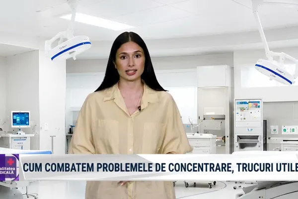 Realitatea Medicală cu Nicole Păcuraru: De ce ne este greu să ne concentrăm?
