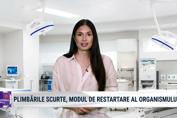 Realitatea Medicală cu Nicole Păcuraru: De ce ne simțim mai bine după o plimbare?