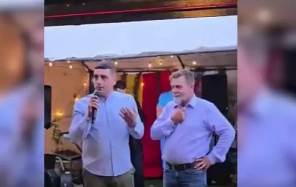 Liderul AUR e în turneu american. Imagini de suflet cu românii