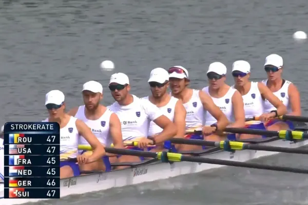Aur mondial la Mondialele de Canotaj de la Amsterdam pentru România: Performanță la 8+1 mixt