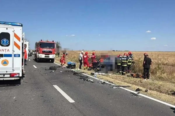 Accident grav în Dolj, pe DN 65C: o femeie a murit, iar trei persoane au ajuns la spital