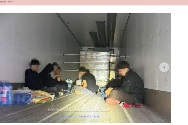 Ce au găsit polițiștii din Calafat într-un camion încărcat cu alune, oprit în drum spre Belgia
