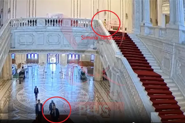 Imaginile întâlnirii secrete dintre Ilie Bolojan și Simina Tănăsescu, în biroul președintelui Senatului. Premieră la Culisele Statului Paralel – VIDEO