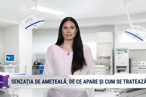 Realitatea Medicală cu Nicole Păcuraru: De ce ai senzația de amețeală?