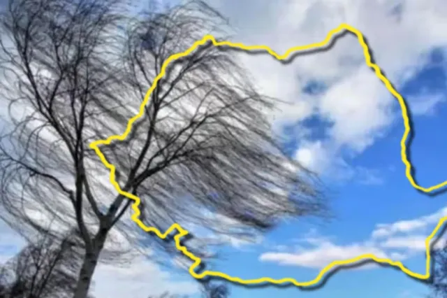 Schimbare bruscă de vreme în România: cod galben de vânt, răcire și rafale de 90 km/h. Când revin temperaturile de 35 de grade