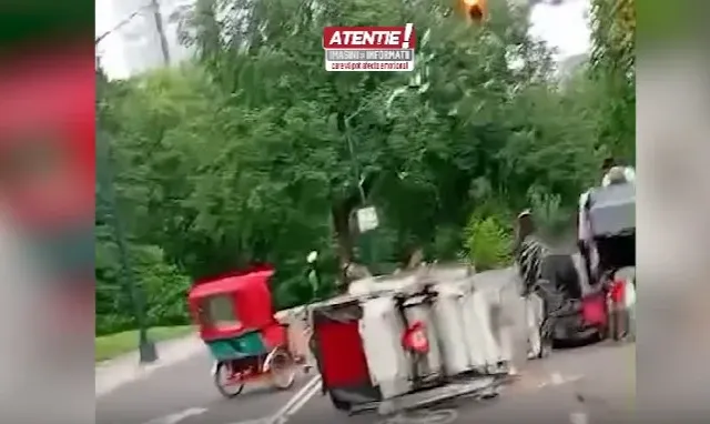 Accident cu trăsura într-un parc. Un adolescent a murit