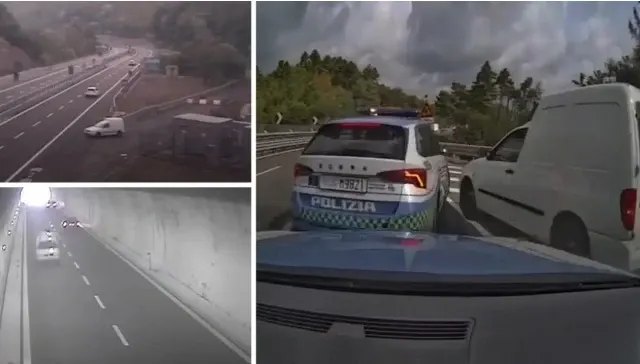 Cursă nebunească pe o autostradă din Italia. O șoferiță de naționalitate germană a mers 50 km pe contrasens: femeia era drogată