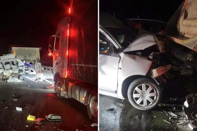 Accident pe Autostrada A1 Timișoara - Lugoj: patru vehicule implicate și trei răniți