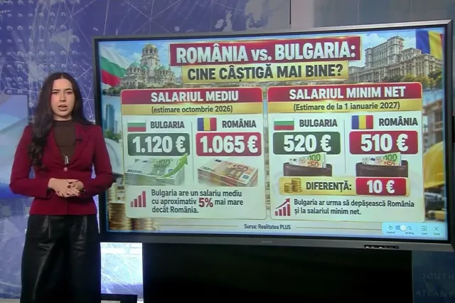 Bulgarii ne-au depășit la pensii și salarii. Diferențele se văd deja în veniturile oamenilor