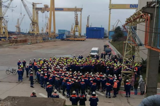 Planul de restructurare totală la Șantierul Naval rămâne neschimbat. O mie de oameni vor fi șomeri din iulie