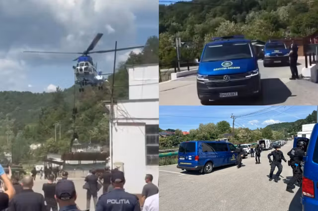 Exercițiu de amploare al Brigăzii Antiteroriste a SRI la Salina Ocnele Mari. A fost simulată o luare de ostatici-VIDEO