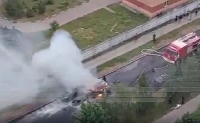 Ofițer rus de rang înalt, mort după ce mașina sa a luat foc