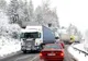 Traficul rutier este restricţionat în Pasul Gutâi, din cauza zăpezii