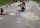 Copiii din Cluj-Napoca au realizat cel mai mare desen pe asfalt
