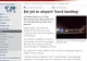 Aterizare forţată la Londra