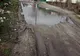 Străzi pline de bălţi în sectorul patru