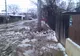 Strada Rosiori din Bucureşti, neasfaltată şi plină de noroi