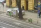 Un şofer bucureştean şi-a parcat maşina pe pista specială pentru biciclişti, în centrul Capitalei