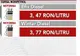 Motorina s-a ieftinit cu 9 bani/litru în staţiile Rompetrol şi LukOil 