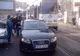 Calea Moşilor blocată de o maşină parcată pe linia de tramvai
